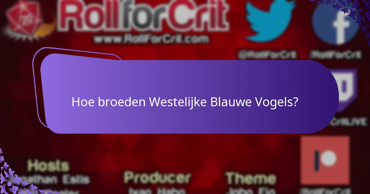 Wat eet de Westelijke Blauwe Vogel?