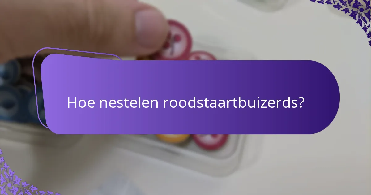 Waar leven roodstaartbuizerds?