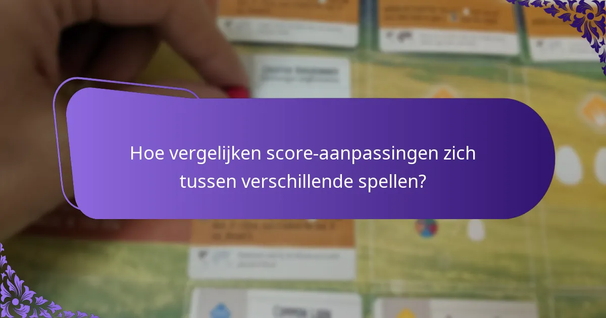 Hoe werken score-mechanica?