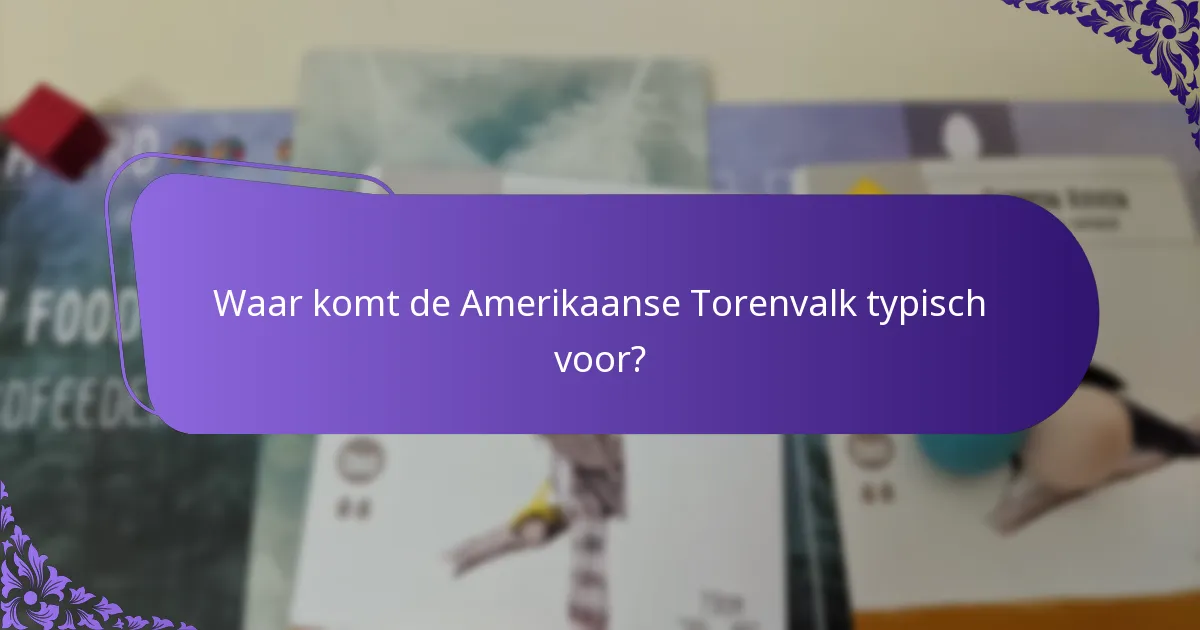 Wat is het dieet van de Amerikaanse Torenvalk?