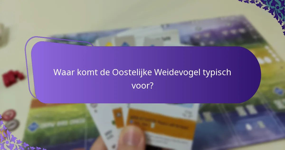 Hoe broedt de Oostelijke Weidevogel?