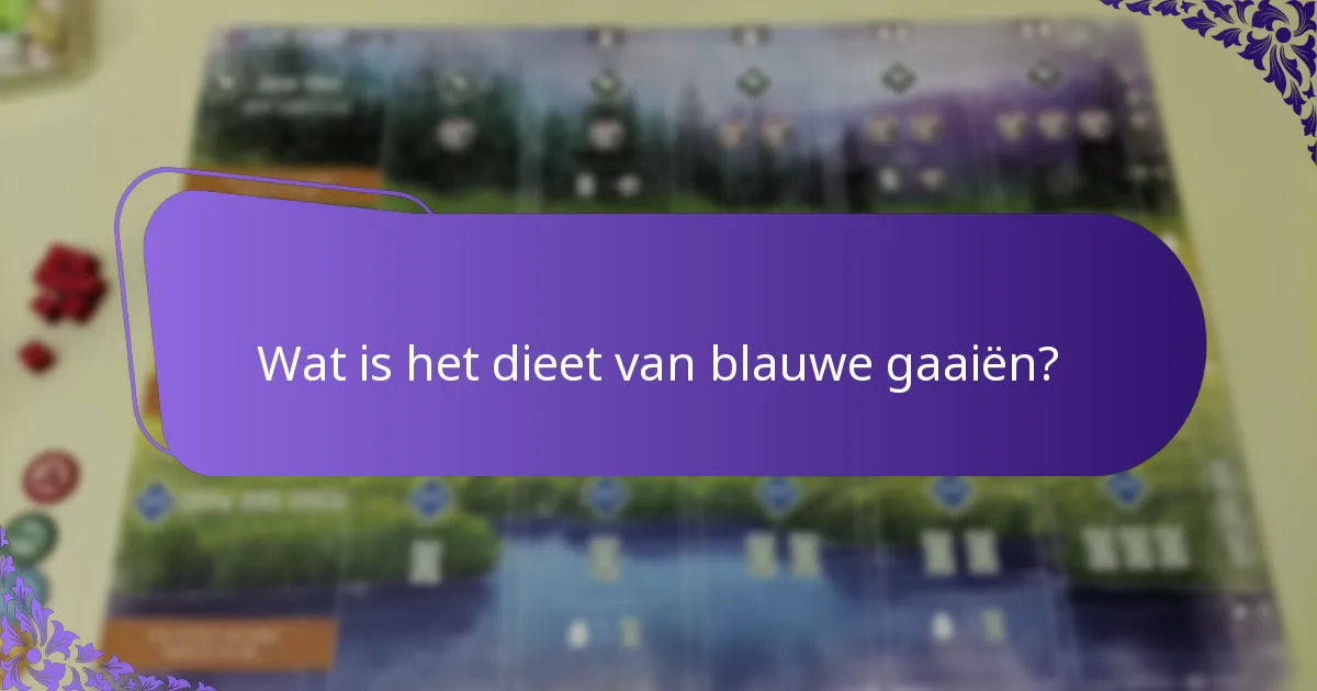 Hoe interageren blauwe gaaiën met hun omgeving?