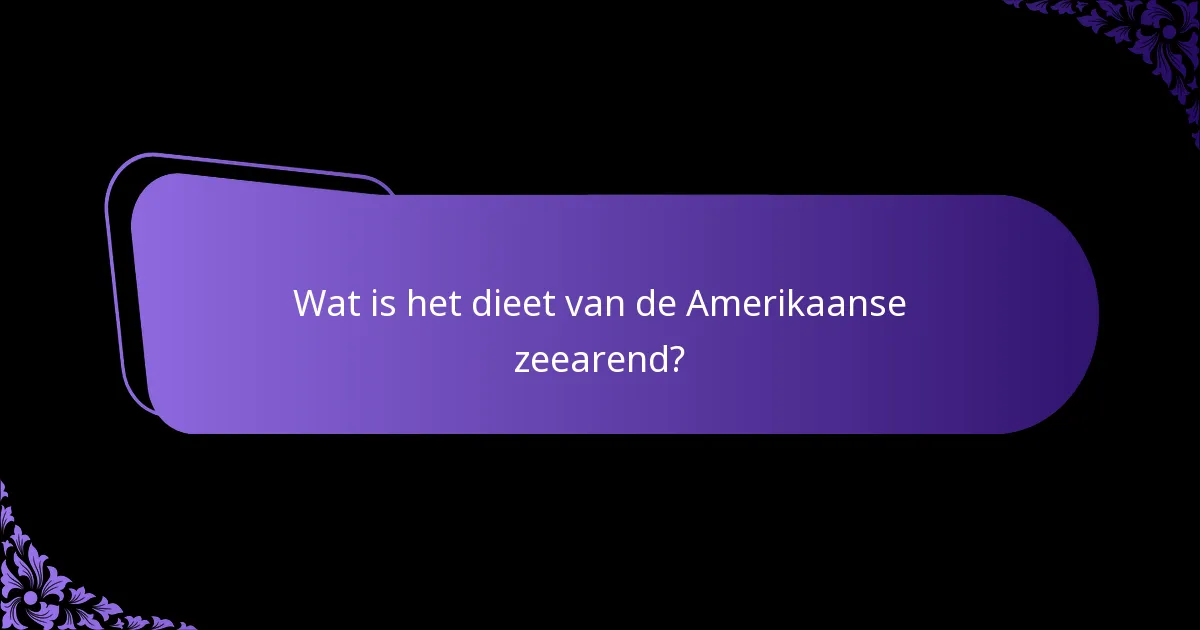 Wat is de conserveringsstatus en de bedreigingen voor Amerikaanse zeearenden?