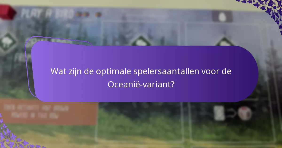 Welke strategieën zijn effectief in de Oceanië-variant?