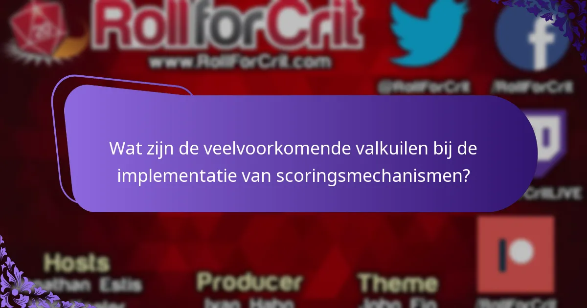 Hoe vergelijken verschillende spellen zich in hun scoringsmechanismen?